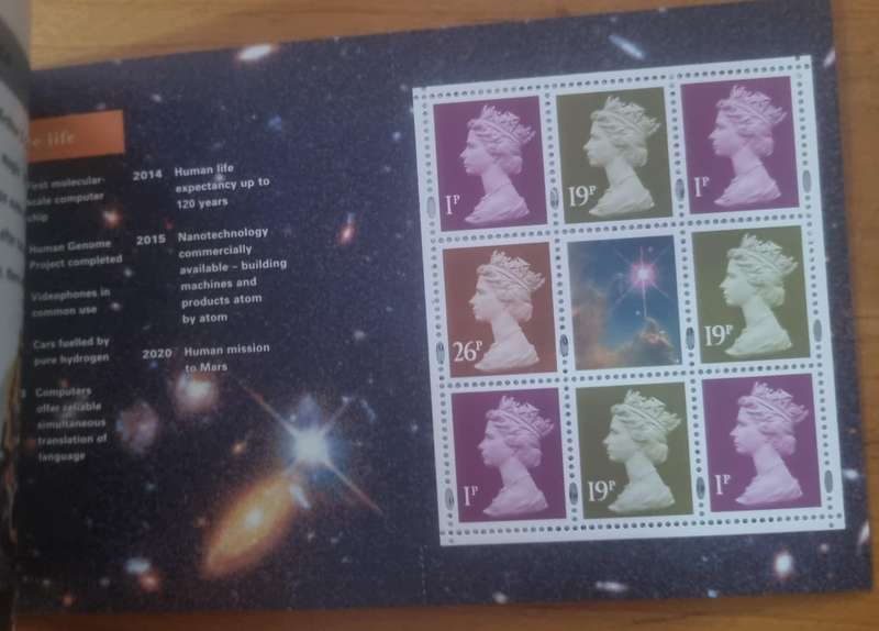 GB 1999 WORLD CHANGERS MINT PRESTIGE BOOKLET DX23. AS PER IMAGES. CV GBP 35. FANTASTIC ITEM.