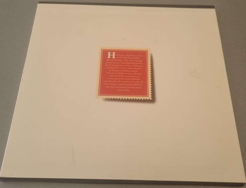 GB 1984 POST OFFICE YEAR BOOK IN 24 PAGE HARDBOUND BOOK WITH SLIP CASE. SG1236/71 CV GBP 85.