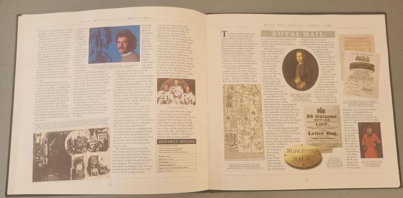 GB 1984 POST OFFICE YEAR BOOK IN 24 PAGE HARDBOUND BOOK WITH SLIP CASE. SG1236/71 CV GBP 85.