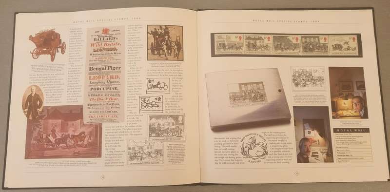 GB 1984 POST OFFICE YEAR BOOK IN 24 PAGE HARDBOUND BOOK WITH SLIP CASE. SG1236/71 CV GBP 85.
