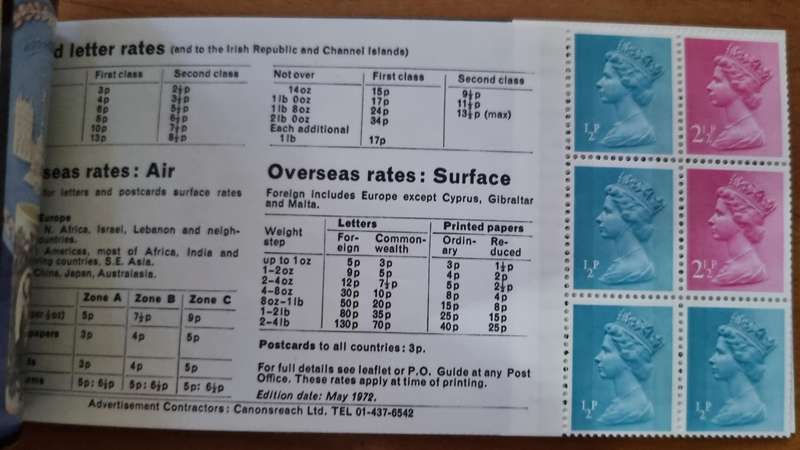 GB 1972 'THE STORY OF WEDGEWOOD' MINT AND COMPLETE BOOKLET DX1. CV GBP 25. TRIMMED PERFs 1/2d PANE.