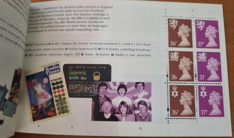 GB 1997 75TH ANNIV OF THE BBC MINT AND COMPLETE BOOKLET. SG DX19. CV GBP 25. AS PER IMAGES.