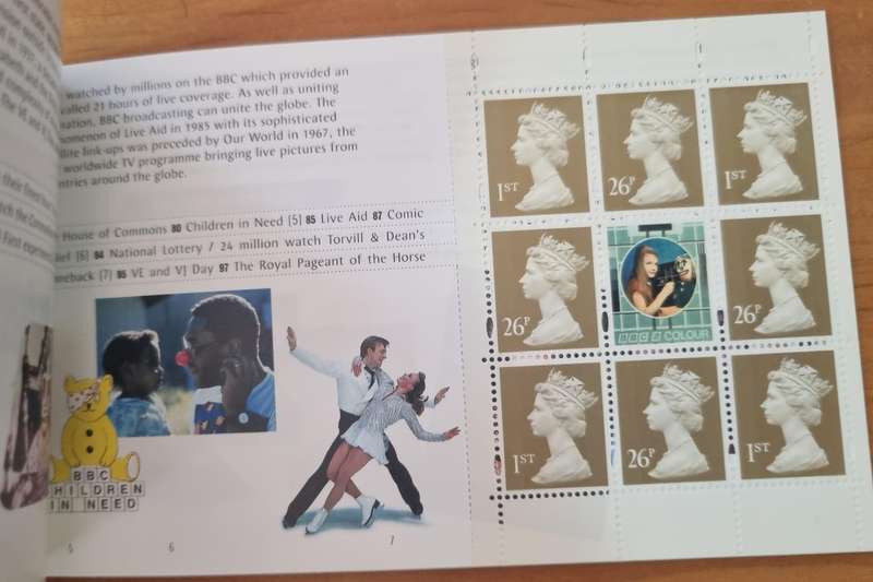 GB 1997 75TH ANNIV OF THE BBC MINT AND COMPLETE BOOKLET. SG DX19. CV GBP 25. AS PER IMAGES.