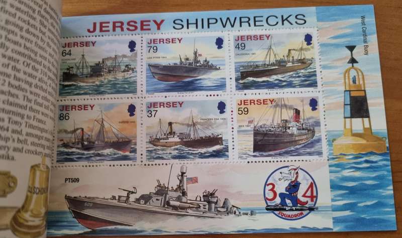 JERSEY 2011 SHIPWRECKS MINT PRESTIGE BOOKLET. AS PER IMAGES. GOOD VALUE. NICE ITEM.