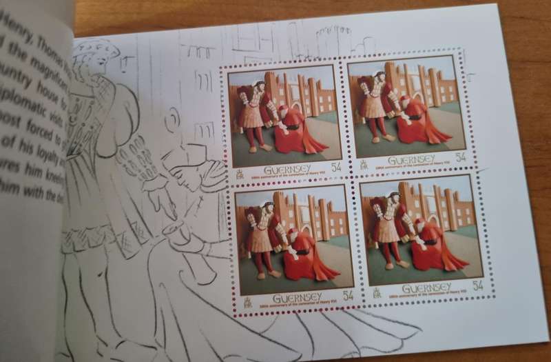 GUERNSEY 2009 CORONATION OF KING HENRY VIII 500TH ANNIVERSARY PRESTIGE BOOKLET. AS PER IMAGES.