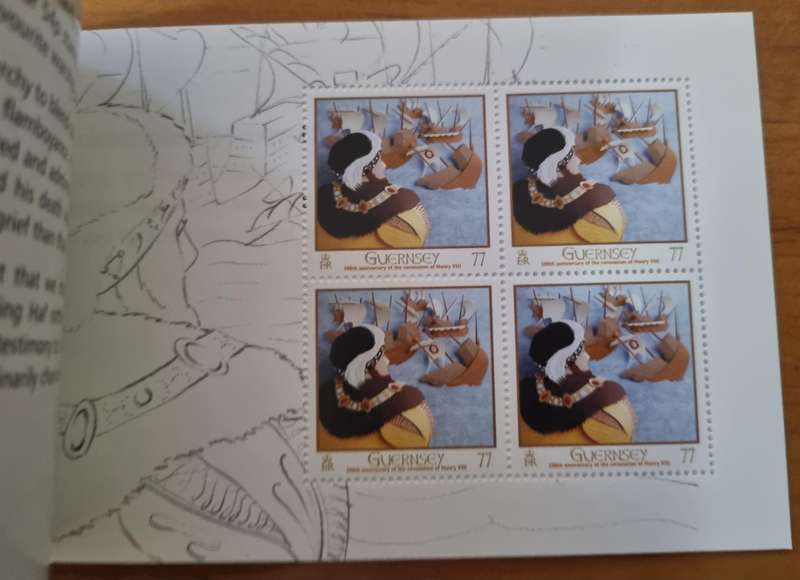 GUERNSEY 2009 CORONATION OF KING HENRY VIII 500TH ANNIVERSARY PRESTIGE BOOKLET. AS PER IMAGES.