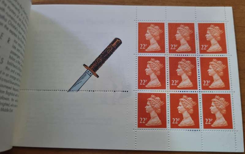 GB 1991 `Alias Agatha Christie` mint and complete booklet - SG dx12 - as per scans - CV GBP 25.