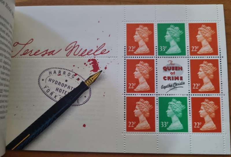 GB 1991 `Alias Agatha Christie` mint and complete booklet - SG dx12 - as per scans - CV GBP 25.