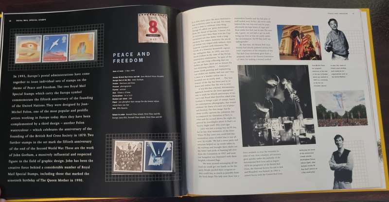 GB 1995 Post Office Yearbook no 12 in hardback book with slip case - CV GBP 50.