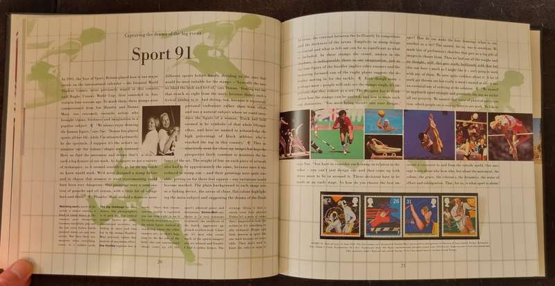 GB 1991 Post Office Yearbook no 8 in hardback book with slip case - CV GBP 45.