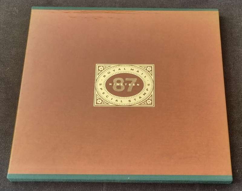 GB 1987 Post Office Yearbook no 4 in hardback book with slip case - CV GBP 70.