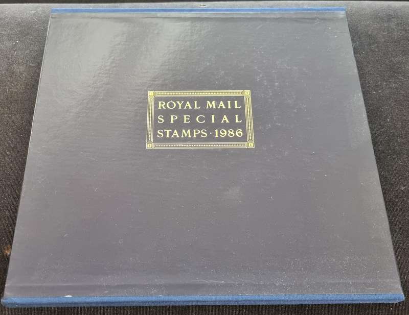 GB 1986 Post Office Yearbook no 3 in hardback book with slip case - CV GBP 70