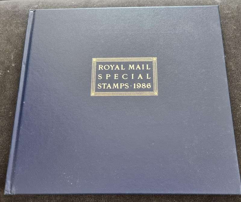 GB 1986 Post Office Yearbook no 3 in hardback book with slip case - CV GBP 70