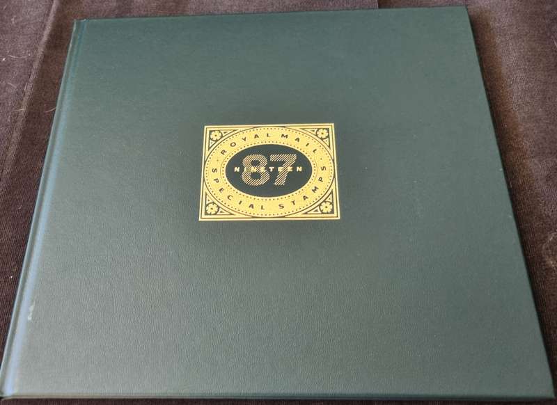 GB 1987 Post Office Yearbook no 4 in hardback book with slip case - CV GBP 70.