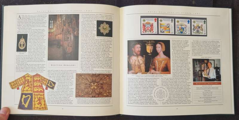 GB 1987 Post Office Yearbook no 4 in hardback book with slip case - CV GBP 70.