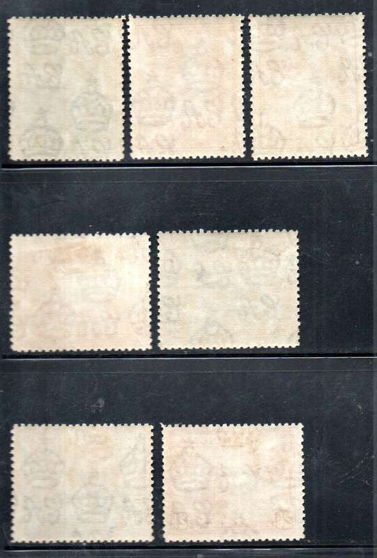 ANTIGUA 1932 TERCENTENARY KGV MINT SHORT SELECTION OF SINGLES inc 2s6d. TOTAL CV GBP 95+