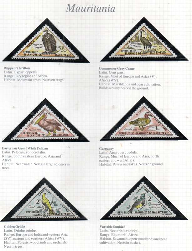 WORLD SELECTION OF BIRDS UMM SINGLES. NOT ALL COMPLETE SETS. AS PER (X21) SCANS. NICE LOT. READ