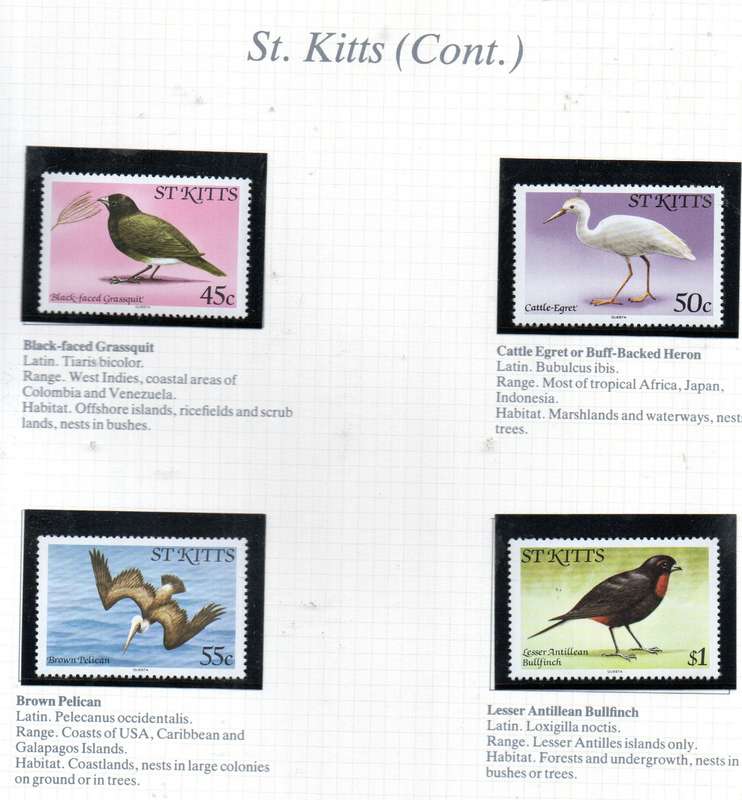 WORLD SELECTION OF BIRDS UMM SINGLES. NOT ALL COMPLETE SETS. AS PER (X21) SCANS. NICE LOT. READ
