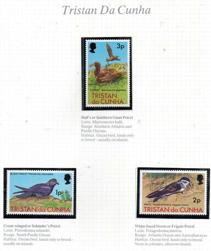 WORLD SELECTION OF BIRDS UMM SINGLES. NOT ALL COMPLETE SETS. AS PER (X21) SCANS. NICE LOT. READ