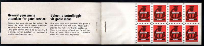 SOUTH AFRICA MOBIL SERVICE STAMPS BOOKLET. (X3) PANES OF (X8) INSIDE. NOT OFTEN SEEN. AS PER IMAGES.