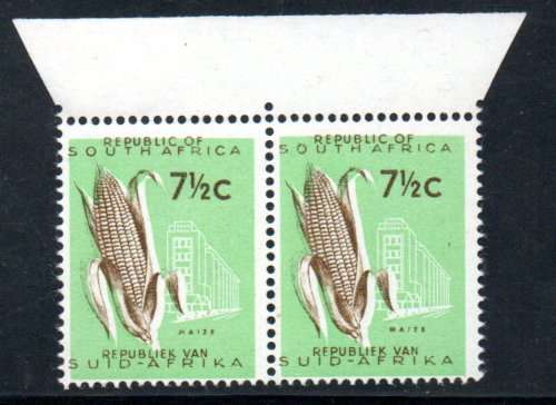 RSA 7 1/2c DEF MARG PAIR WITH "MAJOR COLOUR SHIFT OF BROWN" UMM. SCARCE!