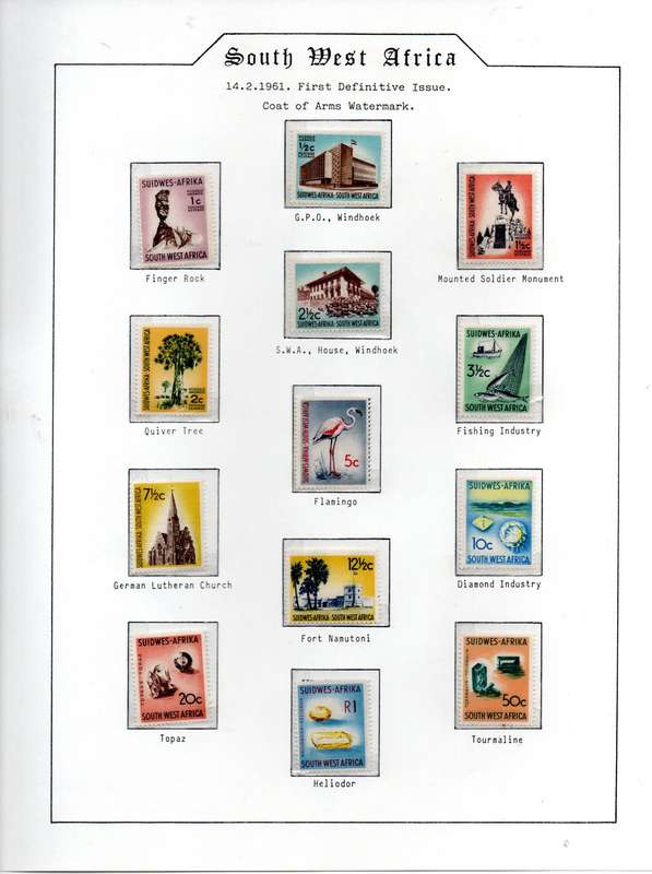 SPRINGBACK ALBUM WITH SWA MINT SETS FROM 1961 TO FINAL 1990 ISSUE. NOT ALL SCANNED. NB: READ BELOW!!