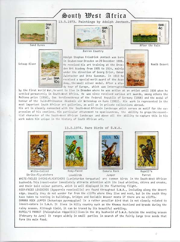 SPRINGBACK ALBUM WITH SWA MINT SETS FROM 1961 TO FINAL 1990 ISSUE. NOT ALL SCANNED. NB: READ BELOW!!
