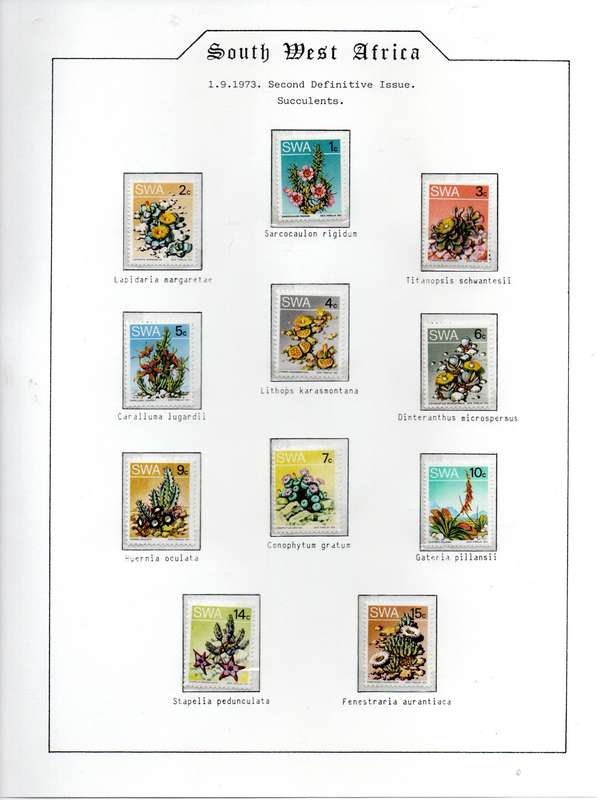 SPRINGBACK ALBUM WITH SWA MINT SETS FROM 1961 TO FINAL 1990 ISSUE. NOT ALL SCANNED. NB: READ BELOW!!