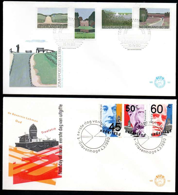 NETHERLANDS SELECTION OF (X28) FIRST DAY COVERS. AS PER SCANS. NICE LOT. RELIST.