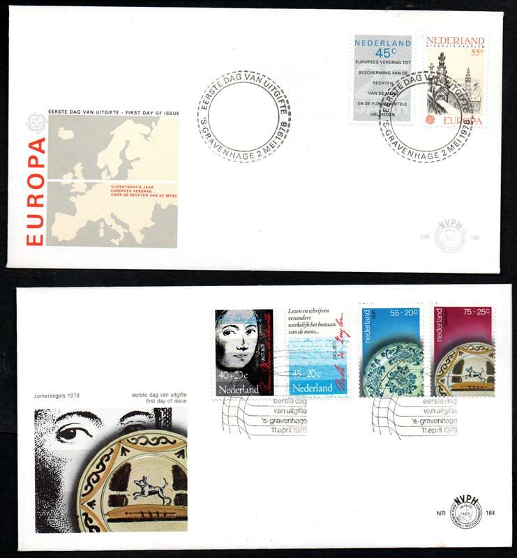 NETHERLANDS SELECTION OF (X28) FIRST DAY COVERS. AS PER SCANS. NICE LOT. RELIST.