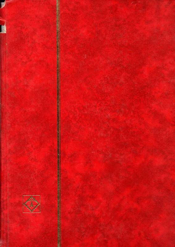 LIGHTHOUSE ALBUM 2ND HAND WITH MANY PENNY REDS. UNCHECKED. NOTATIONS SUGGEST PLATES 129-140. READ.