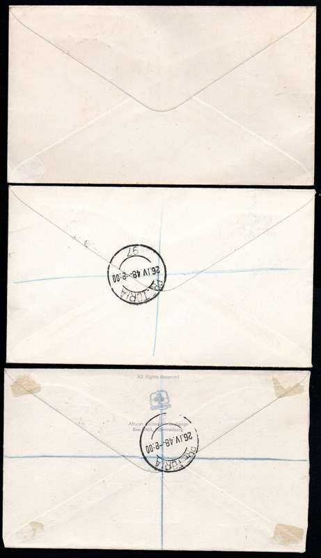 UNION 1948 ROYAL SILVER WEDDING SELECTION OF (X11) COVERS. AS PER SCANS. NICE LOT.