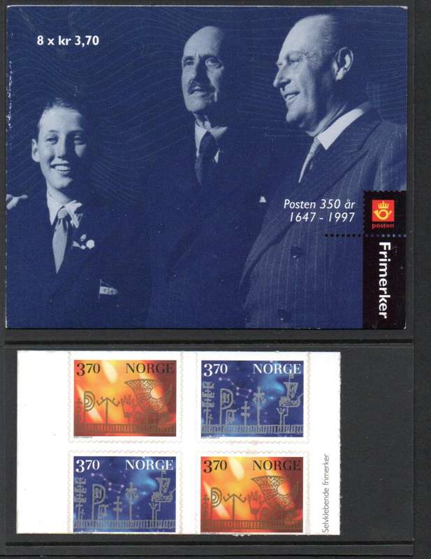 NORWAY 1997 YEAR PACK WITH MINT STAMPS. MOSTLY PAGES WITH STAMPS SCANNED. PLS READ BELOW!
