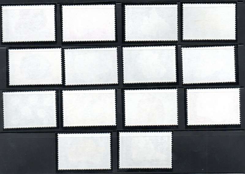 BOTSWANA 1974 MINERALS UMM SET OF (X14) SINGLES. SG322/35. AS PER SCANS. CV GBP 48.