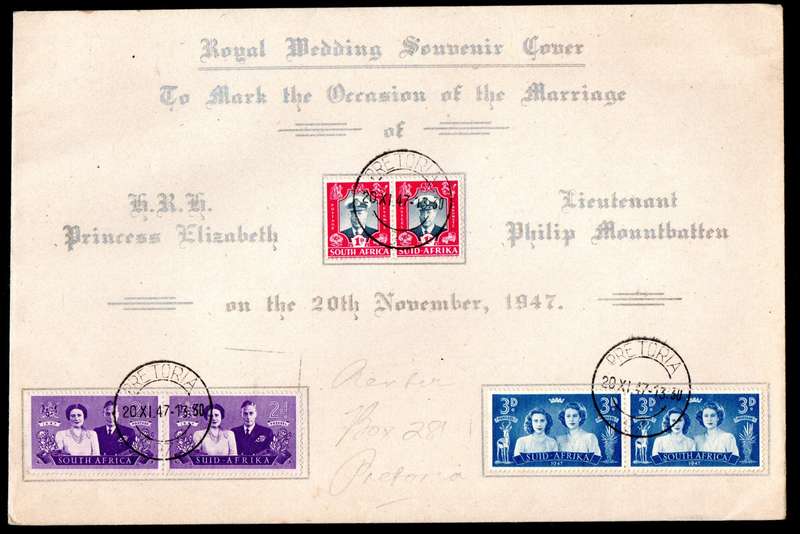 UNION 1947 SELECTION OF (X19) DIFFERENT ROYAL VISIT COVERS. AS PER SCANS. NICE LOT.