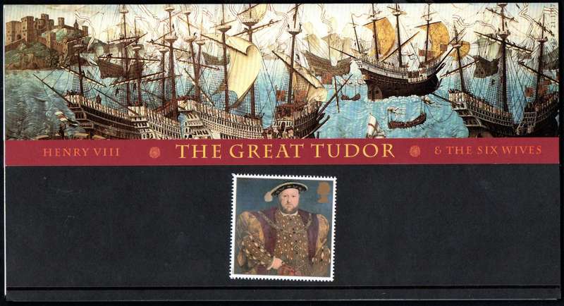 GB 1997 450TH DEATH ANNIV OF KING HENRY VIII PRESENTATION PACK NO 274. CV GBP 10. LOVELY ITEM.