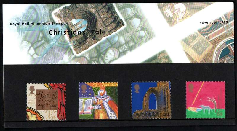 GB 1999 MILLENNIUM SERIES THE CHRISTIANS' TALE PRESENTATION PACK NO 304. AS PER SCANS. NICE ITEM.