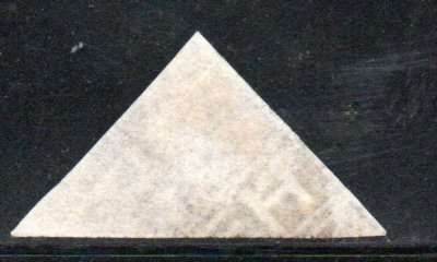 CAPE OF GOOD HOPE 6d USED TRIANGULAR SINGLE. MARGINS ETC AS PER SCANS. SACC16?