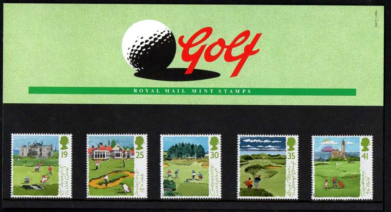 GB 1994 SCOTTISH GOLF COURSES PRESENTATION PACK NO 249. AS PER SCANS. NICE ITEM.