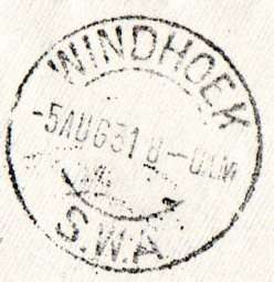 SWA 1931 AIRMAIL COVER WINDHOEK TO KEETMANSHOOP. AS PER SCANS. LOVELY ITEM.