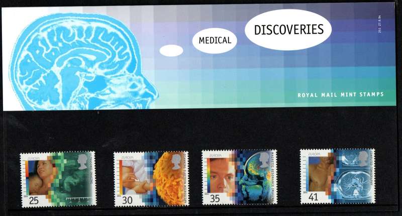 GB 1994 MEDICAL DISCOVERIES PRESENTATION PACK NO 245. AS PER SCANS. NICE ITEM.