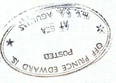 MARION ISLAND MV SA AGULHUS 'POSTED AT SEA - OFF PRINCE EDWARD IS.' LAST OFFICIAL DATE STAMP COVER.