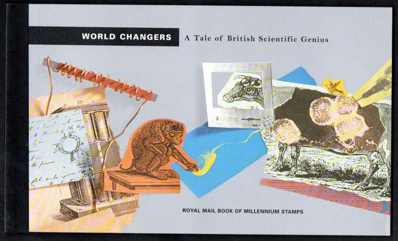 GB 1999 WORLD CHANGERS MINT PRESTIGE BOOKLET DX23. AS PER IMAGES. CV GBP 35. FANTASTIC ITEM.
