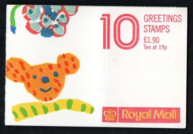 GB 1989 GREETINGS STAMPS BOOKLET MINT AND COMPLETE SG FY1. CV GBP 50. GREAT ITEM.