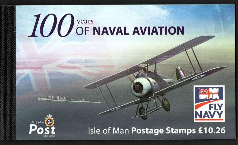 ISLE OF MAN 2009 CENTENARY OF NAVAL AVIATION MINT BOOKLET. SB71. AS PER IMAGES. LOVELY THEMATIC ITEM