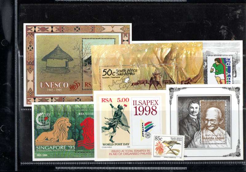 RSA 1995 YEAR PACK OPENED WITH MINT STAMPS. AS PER SCANS.