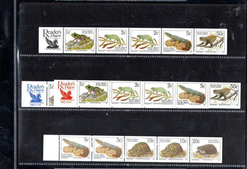 RSA 1995 YEAR PACK OPENED WITH MINT STAMPS. AS PER SCANS.