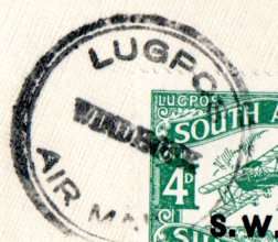 SWA 1931 AIRMAIL COVER WINDHOEK TO MALTAHOHE VIA MARIENTAL. AS PER SCANS. LOVELY ITEM.
