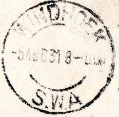 SWA 1931 AIRMAIL COVER WINDHOEK TO MALTAHOHE VIA MARIENTAL. AS PER SCANS. LOVELY ITEM.