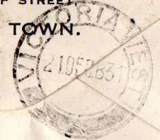 UNION 1931 FLIGHT COVER KIMBERLEY TO VICTORIA WEST. AS PER SCANS.